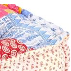 NIEUWE Poef multicolor logeerbed chaiselongue Tuinkussens et, Venlo, Nieuw, Ophalen of Verzenden, Overige vormen