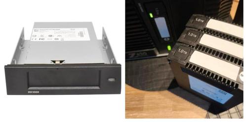 Dell PowerVault RD1000 LTO 5.25" SATA Int.Drive plus 4 x 1TB, Computers en Software, Harde schijven, Zo goed als nieuw, Desktop