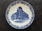 Delfts blauw bord Jubileum Haagsche Courant, Antiek en Kunst, Ophalen