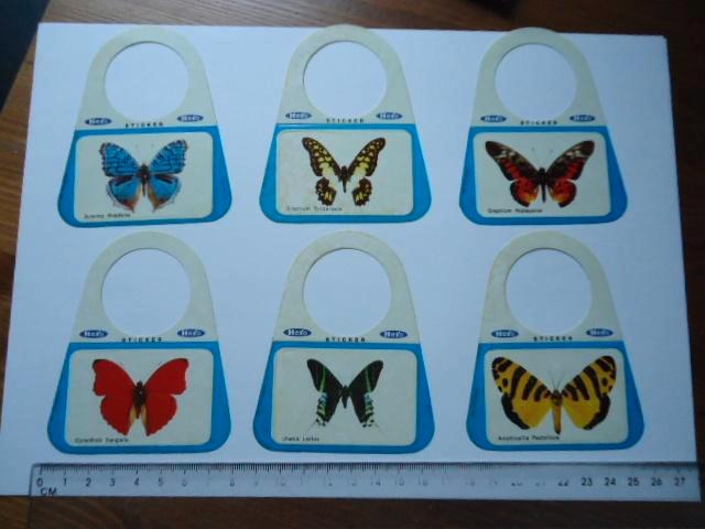 sticker oud HERO VLINDER fris drank frisdrank retro, Verzamelen, Stickers, Zo goed als nieuw, Bedrijf of Vereniging, Verzenden