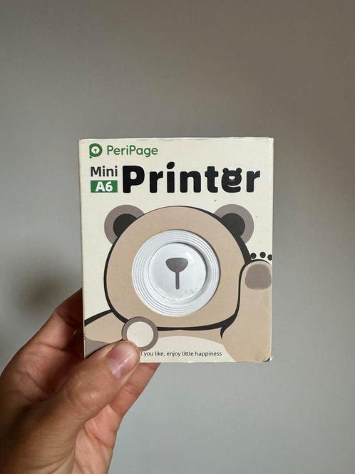 Peripage mini printer A6, Computers en Software, Printers, Zo goed als nieuw, Printer, Draadloos, Ophalen of Verzenden