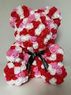 Cadeau bloemenbeer handgemaakt prachtig cadeau voor geliefde, Nieuw, Ophalen of Verzenden