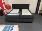 Auping boxspring 180x210 antraciet eventueel Matt sleeps, Huis en Inrichting, Slaapkamer | Bedden, Ophalen, 210 cm, 180 cm, Stof