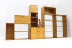 Vintage modulaire wand kast Derk Jan de vries, Ophalen, Met deur(en), Design, 150 tot 200 cm