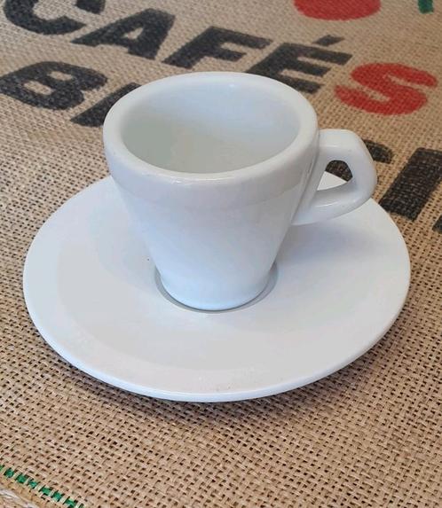 9x Clubhouse horeca espresso kop en schotel, Witgoed en Apparatuur, Koffiemachine-accessoires, Zo goed als nieuw, Ophalen of Verzenden