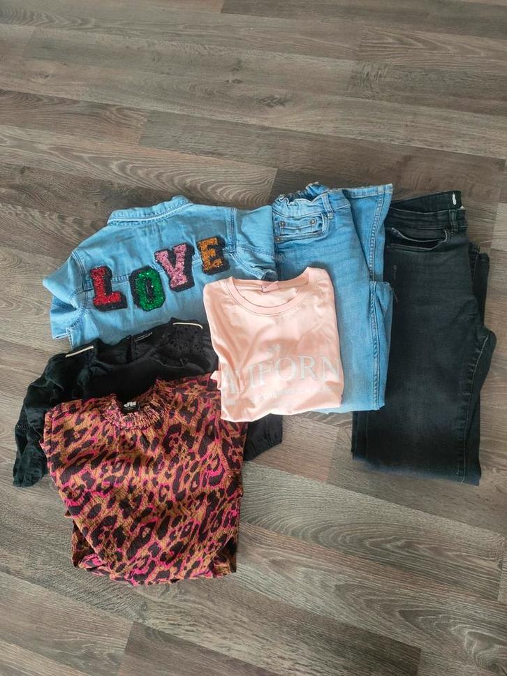 Meisjes kleding pakket maat 146/152, Kinderen en Baby's, Kinderkleding | Overige, Gebruikt, Meisje, Ophalen of Verzenden
