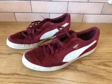 Puma sneakers maat 44 bordeaux rood beschikbaar voor biedingen