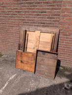 Charmante, gebruikte maar praktische eettafel voor 8pp, Huis en Inrichting, Tafels | Eettafels, Ophalen, Gebruikt, 100 tot 150 cm
