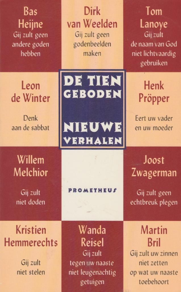 De 10 geboden10 verhalen Zwagerman Heijne Lanoye Bril, Boeken, Literatuur, Zo goed als nieuw, Ophalen of Verzenden