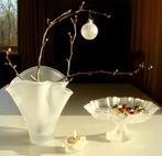 vaas - schaal kerstdecor- sierbord - windlichtje mat glas, Huis en Inrichting, Gebruikt, Overige kleuren, Ophalen of Verzenden