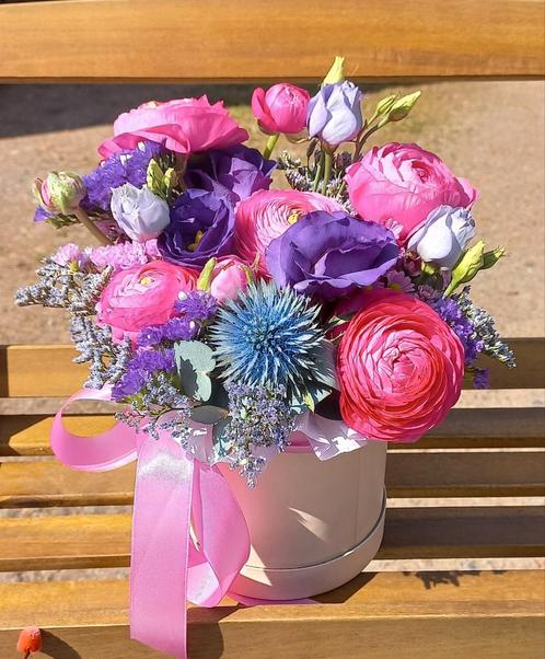 Verse bloemen in de pot, Huis en Inrichting, Woonaccessoires | Kunstplanten en Kunstbloemen, Zo goed als nieuw, Binnen, Ophalen of Verzenden