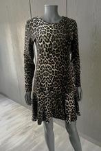 Nieuw! ALIX THE LABEL - panterprint jurk - 36 (S), Alix the label, Verzenden, Zwart, Nieuw