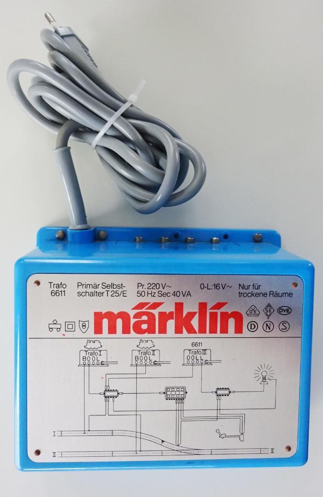 Marklin Transformator 6611 - Nieuwstaat, Hobby en Vrije tijd, Modeltreinen | H0, Zo goed als nieuw, Transformator of Voeding, Wisselstroom