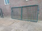 inrijpoort, hekwerk. draaihekken, Gebruikt, Spijlenhekwerk, Ophalen, Hekwerk
