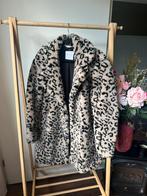 Rino & Pelle teddy jas panterprint beige, Kleding | Dames, Jassen | Winter, Beige, Maat 42/44 (L), Ophalen of Verzenden, Zo goed als nieuw