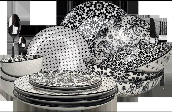 Ard’time Halong porseleinen servies 24 + bestekset nieuw, Huis en Inrichting, Keuken | Servies, Nieuw, Compleet servies, Overige stijlen