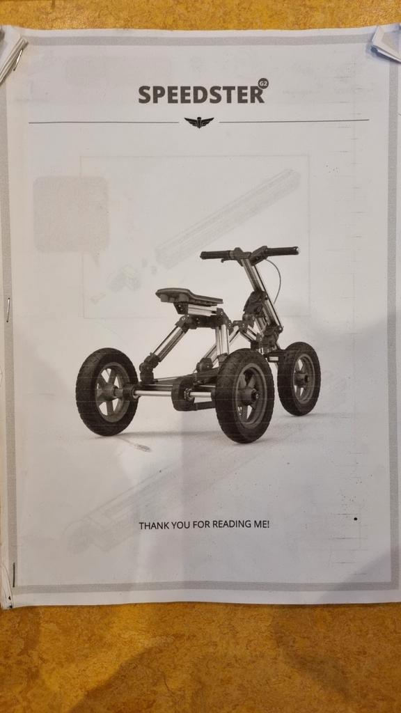 Infento Legend. Zelfbouwpakket driewieler/ skelter., Kinderen en Baby's, Speelgoed | Buiten | Los speelgoed, Zo goed als nieuw