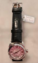 New old stock pulsar dames horloge met Big Date, Overige merken, Leer, Staal, Polshorloge