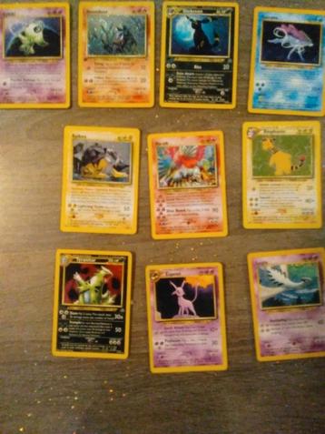 10 echte pokemon kaarten bieden  beschikbaar voor biedingen