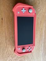 Roze nintendo switch, Spelcomputers en Games, Spelcomputers | Nintendo Switch Lite, Ophalen, Roze of Coral, Zo goed als nieuw
