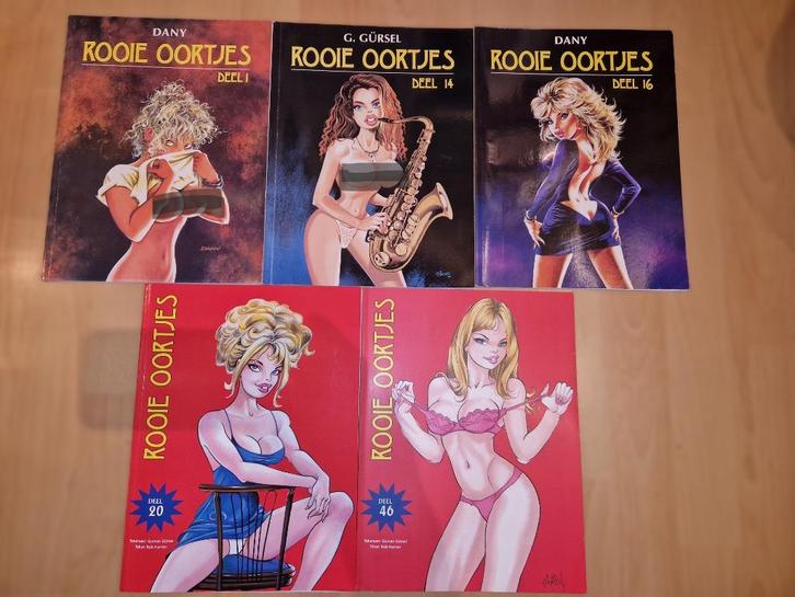 Rooie Oortjes Stripboeken – Set van 5 delen, Boeken, Stripboeken, Zo goed als nieuw, Meerdere stripboeken, Ophalen of Verzenden