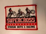 Supercross Stadium Moto X Racing motor race patch, Ophalen of Verzenden, Nieuw, Overige sporten, Overige typen