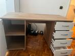 Bureau met lades en kast, Huis en Inrichting, Bureaus, Ophalen, Zo goed als nieuw, Bureau