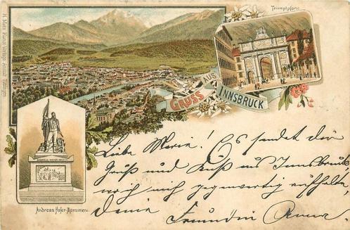 (701-245-033) Innsbruck Litho, Verzamelen, Ansichtkaarten | Buitenland, Oostenrijk, Verzenden