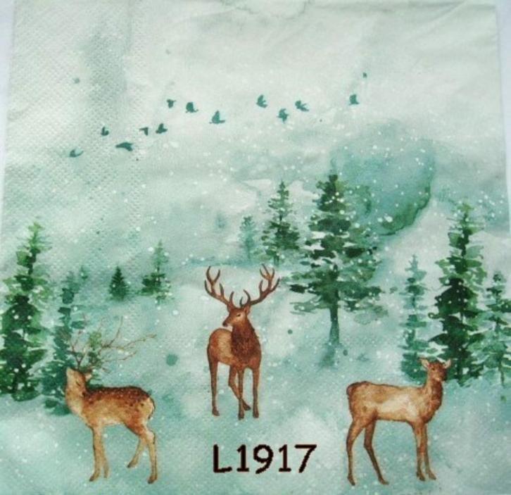 Servetten decoupage/bullet journal – KERST/Winter – L1917, Hobby en Vrije tijd, Knutselen, Nieuw, Materiaal, Verzenden