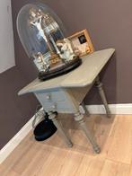 Landelijk Sidetable Grijs - Inklapbaar, Antiek en Kunst, Ophalen