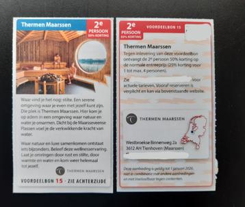 Sauna Thermen Maarssen 2e persoon 50% korting beschikbaar voor biedingen