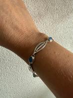 M221/Vintage Zilveren K&L Calcedoon armband, Gebruikt, Verzenden, X, Zilver
