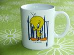 Tweety mok 1995 Warner Bros, Looney Tunes, Ophalen of Verzenden, Zo goed als nieuw, Gebruiksvoorwerp