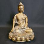 Shakyamuni boeddha beeld – brons – 24cm hoog – india, Ophalen of Verzenden, Nieuw