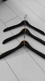 Vintage kledinghangers stof groen goud 3x, Kleding | Dames, Kledinghangers, Ophalen of Verzenden, Gebruikt, Fluweel, Volwassenen