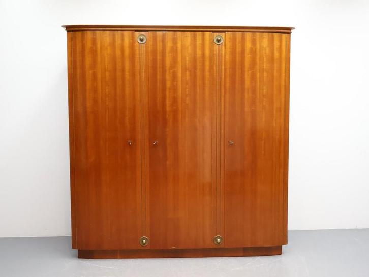 Vintage Kledingkast | Musterring möbel | 3 deurs, Huis en Inrichting, Kasten | Kledingkasten, Gebruikt, 200 cm of meer, 150 tot 200 cm