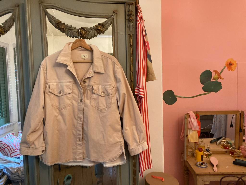 Bellerose Overshirt Corduroy Roze - Maat 38/40, Kleding | Dames, Jassen | Zomer, Nieuw, Maat 38/40 (M), Roze, Ophalen of Verzenden
