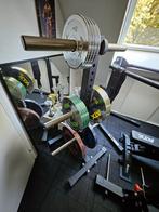 ATX Halterschijven + Rek, Sport en Fitness, Ophalen of Verzenden, Zo goed als nieuw, Benen