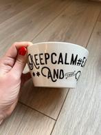 Kom Keep calm and eat your breakfast - Dutch Rose, Ophalen of Verzenden, Zo goed als nieuw, Overige stijlen, Kom(men)