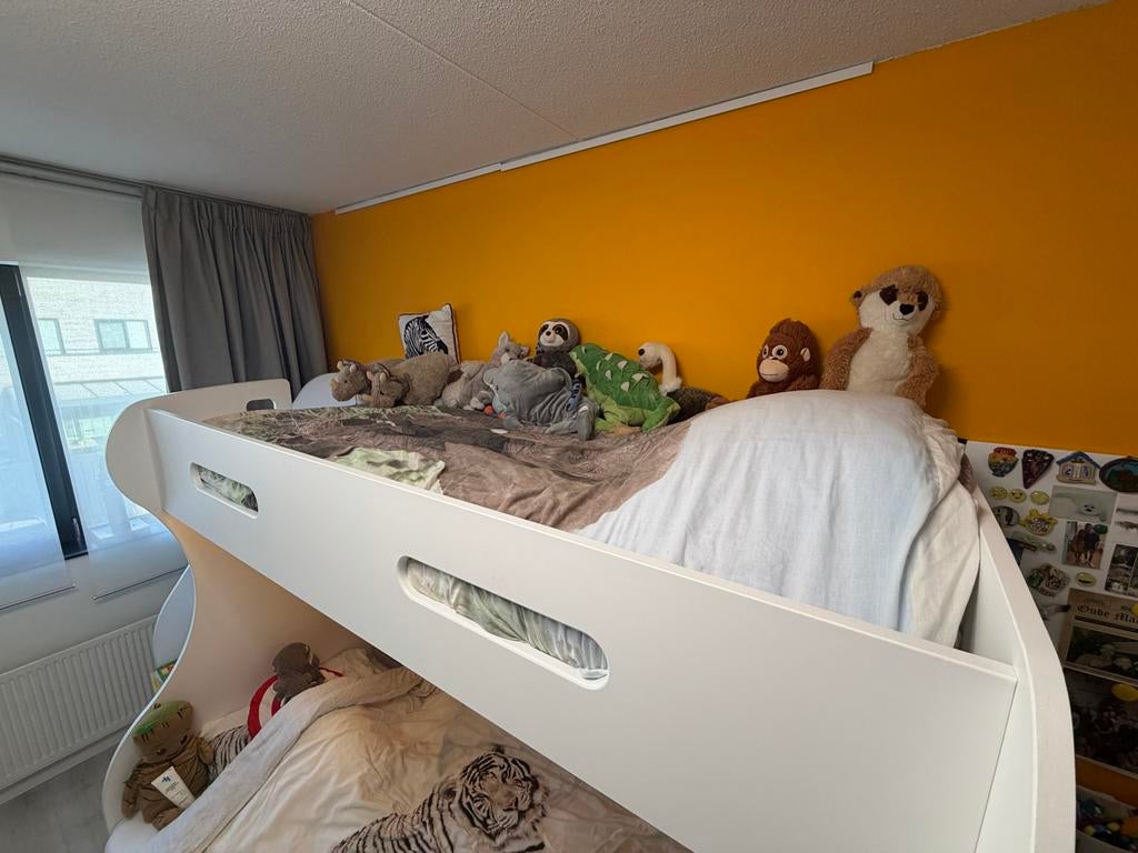 Robuuste Hoogslaper met Opbergruimte, Gebruikt, Ophalen of Verzenden, 100 cm of meer, Hoogslaper of Stapelbed