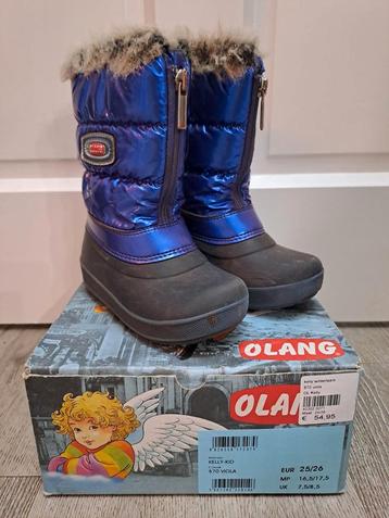 Olang snowboots, winterlaarzen blauw, maat 25/26 beschikbaar voor biedingen