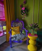 Brocante fauteuil barok, Huis en Inrichting, Ophalen, Gebruikt, 75 tot 100 cm