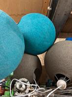 Grote cotton bollamp incl fitting en ophangen, Ophalen of Verzenden, Zo goed als nieuw