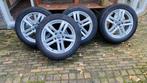 Audi velgen  met Continental winterbanden, Auto-onderdelen, Banden en Velgen, Ophalen, Gebruikt, Banden en Velgen, 17 inch