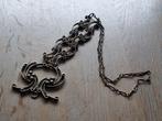 Retro ketting, Ophalen of Verzenden, Zo goed als nieuw, Zilver, Overige materialen