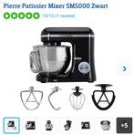 Pierre keukenmixer psm50001, 4 liter of meer, Nieuw, 3 snelheden of meer, Ophalen of Verzenden