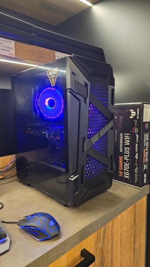 GAME PC: AMD Ryzen 7 8700G-32GB DDR5-ASUS TUF-RX6700XT -W11, Computers en Software, Desktop Pc's, Nieuw, 4 Ghz of meer, SSD, 32 GB