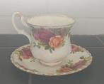 Royal Albert bone china kop en schotel Old country roses, Huis en Inrichting, Ophalen of Verzenden, Zo goed als nieuw, Porselein