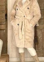 Fake Fur coat CABANA  beige NIEUWSTAAT mt 38 tm 42, Kleding | Dames, Beige, Maat 38/40 (M), Ophalen of Verzenden, Zo goed als nieuw