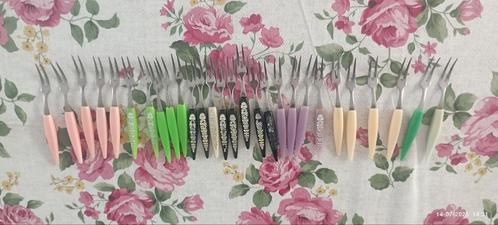 28 vintage fifties cocktail vorkjes tiki fifties, Antiek en Kunst, Antiek | Keukenbenodigdheden, Ophalen of Verzenden